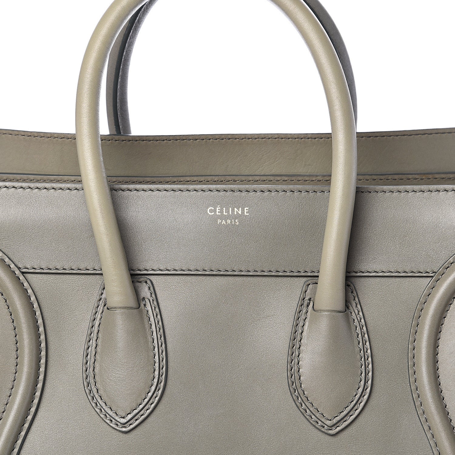 Celine Smooth Calfskin Mini Luggage Grey 9 of 9