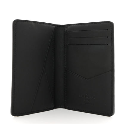 Louis Vuitton Calfskin Monogram Shadow Pocket Organizer Black 5 of 6