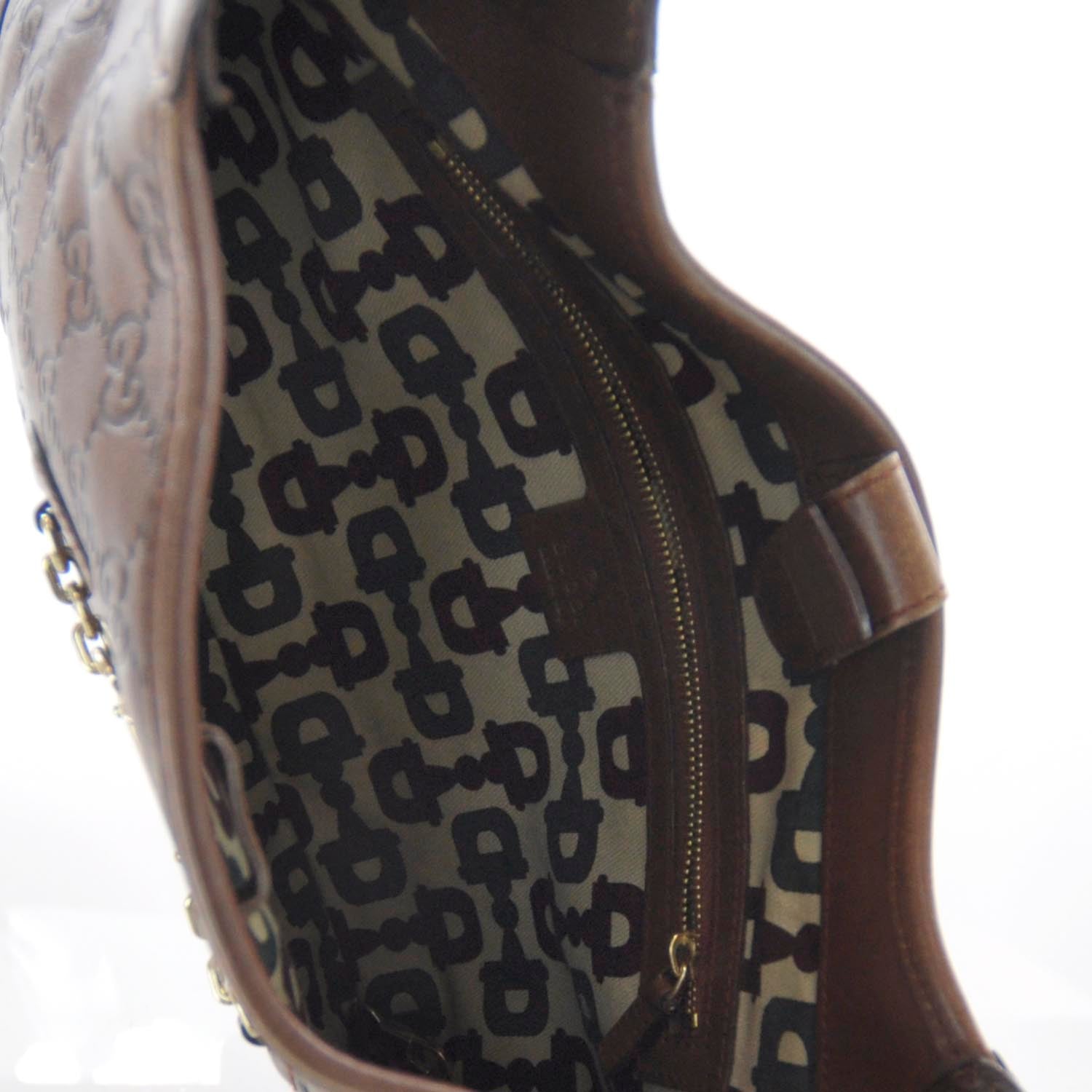 Gucci Guccissima Punch Hobo Brown 7 of 9