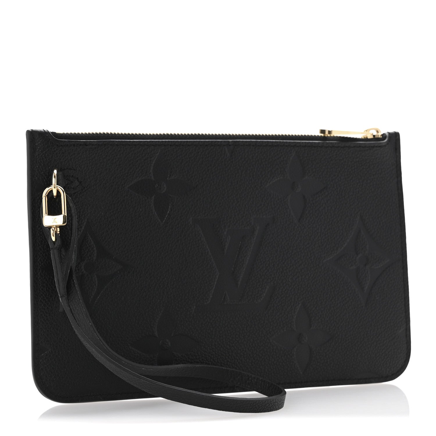 Louis Vuitton Empreinte Monogram Giant Neverfull MM Pochette Black 3 of 7