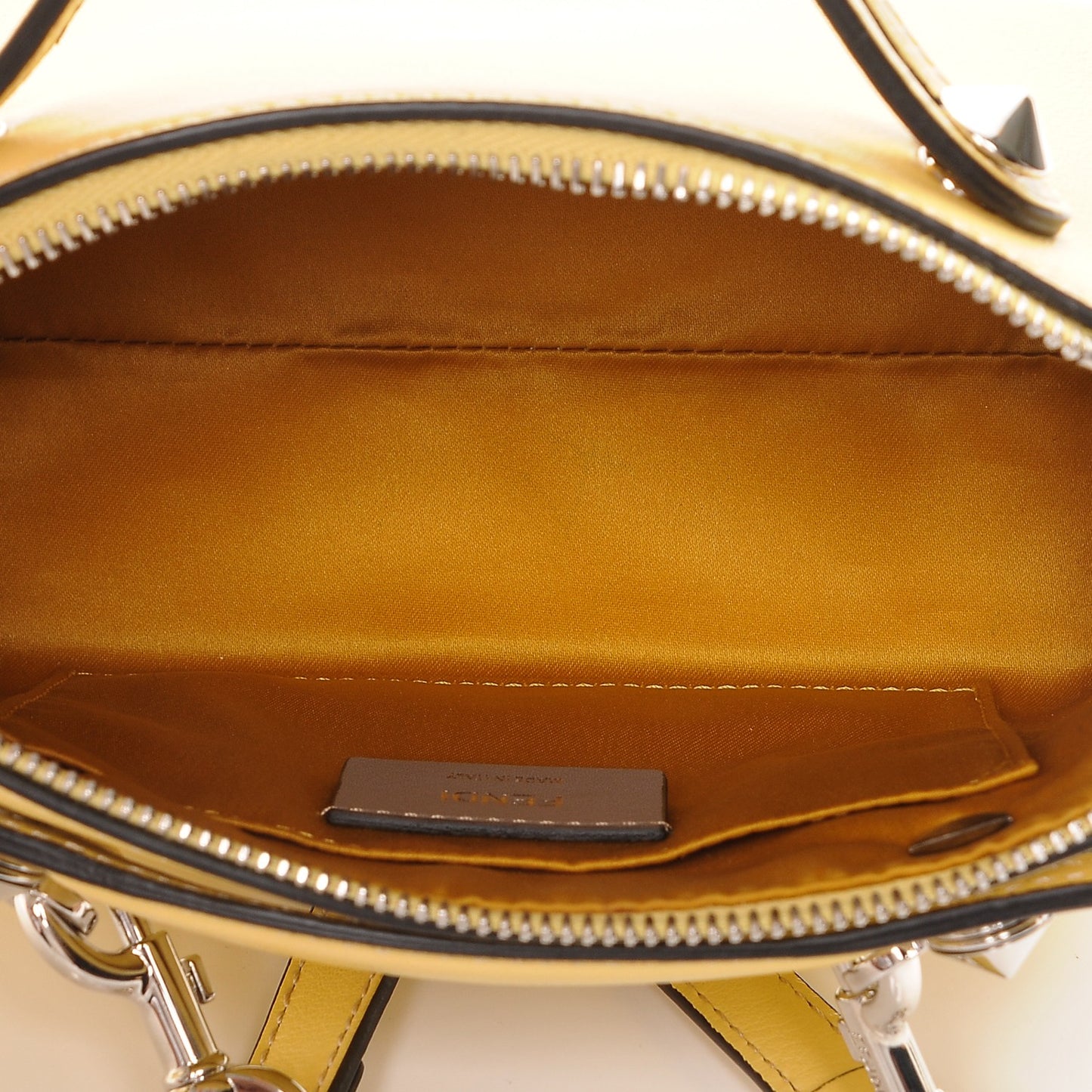 Vitello Dolce Crystal Croc Tail Mini By The Way Boston Bag Yellow