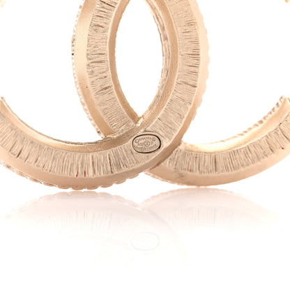 Chanel Metal Chain Quilted CC Brooch Gold 4 of 4