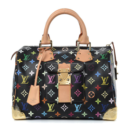Louis Vuitton Monogram Multicolor Speedy 30 Black 1 of 8