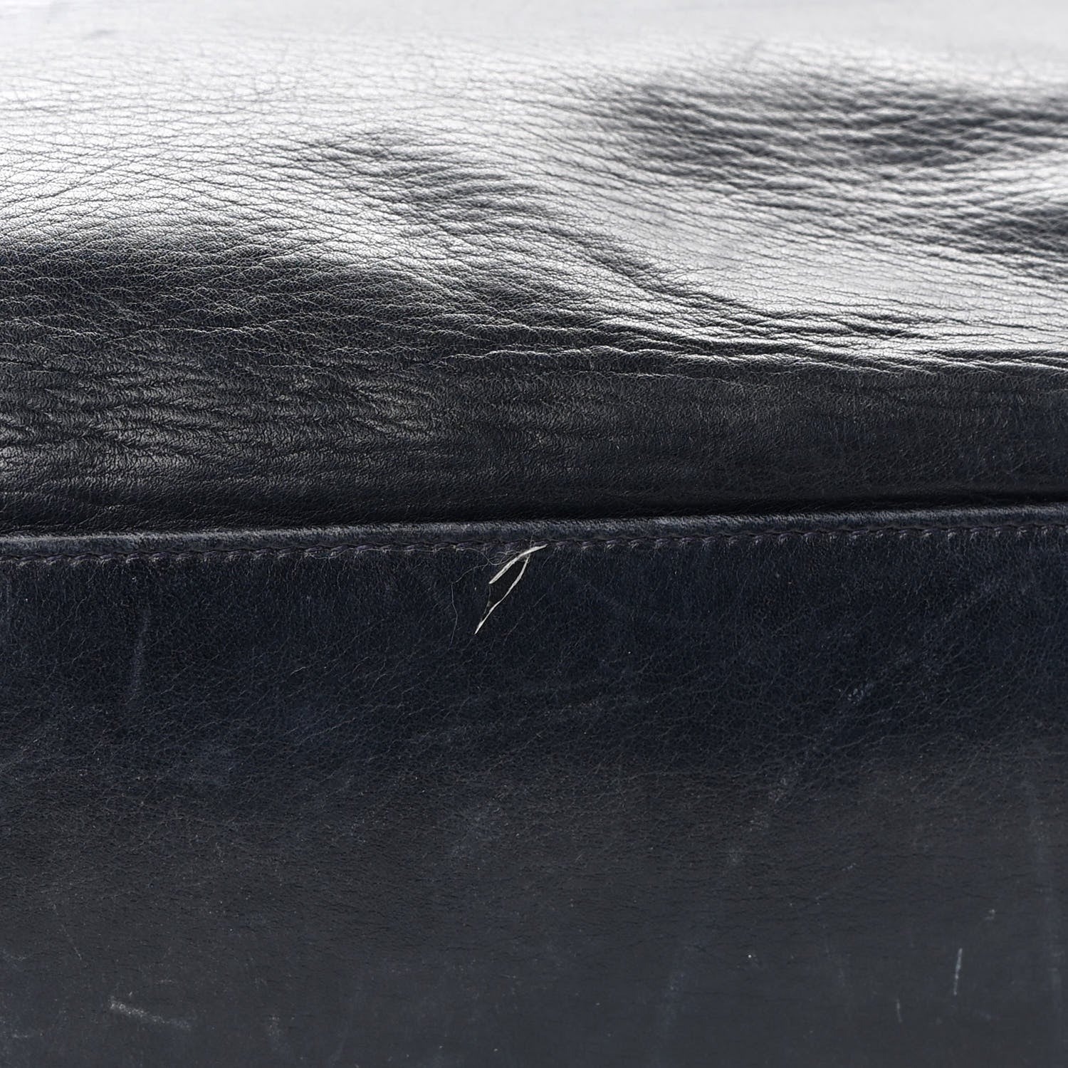 Chanel Lambskin Quilted Shoulder Bag Navy 17 of 21