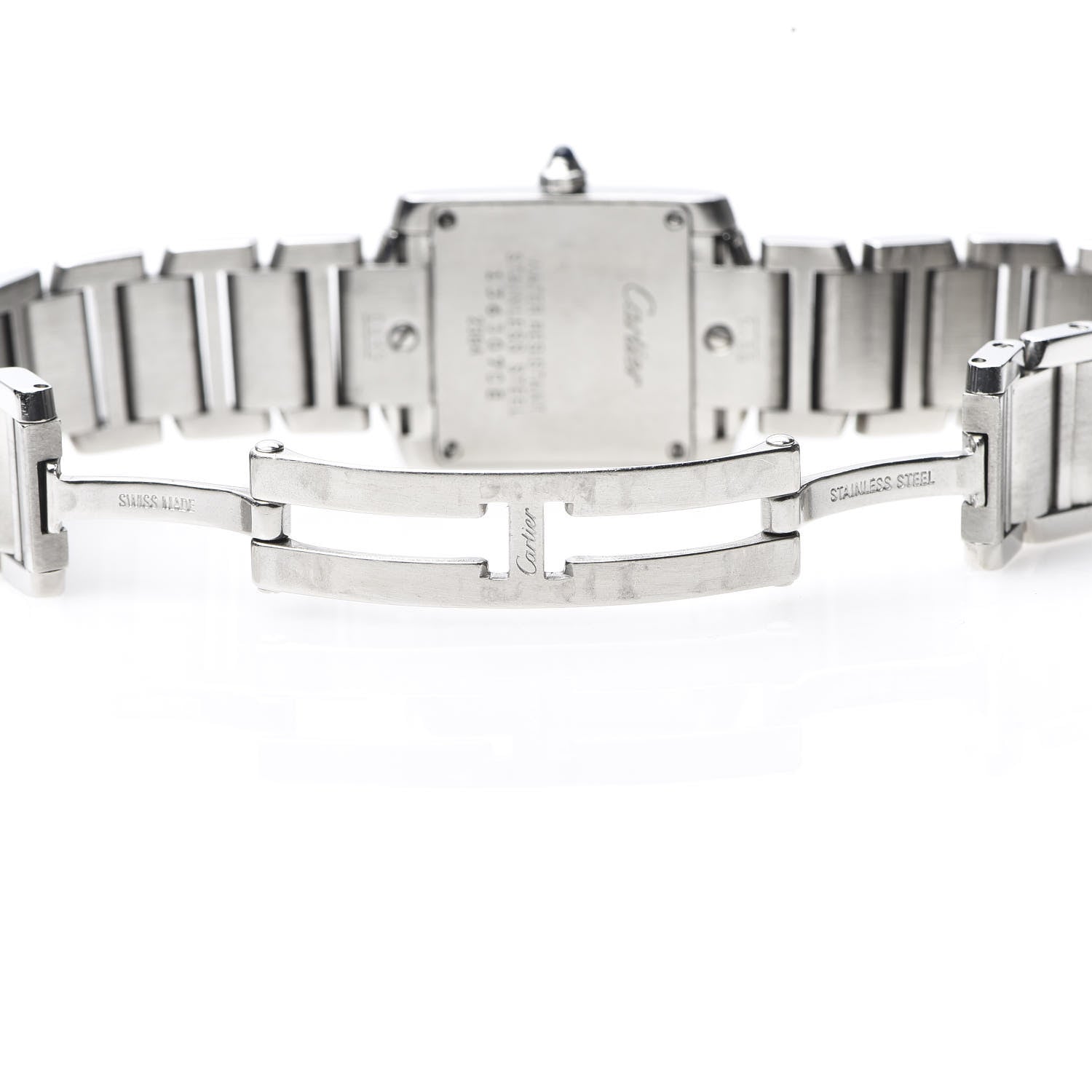 Cartier Stainless Steel 20mm Tank Francaise Quartz Watch 6 of 9