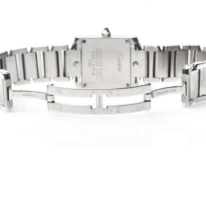 Cartier Stainless Steel 20mm Tank Francaise Quartz Watch 6 of 9