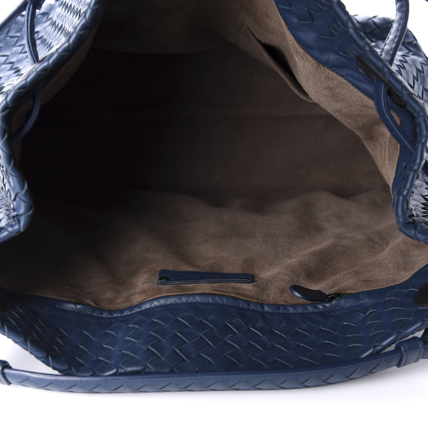 Nappa Intrecciato Medium Garda Bag Pacific