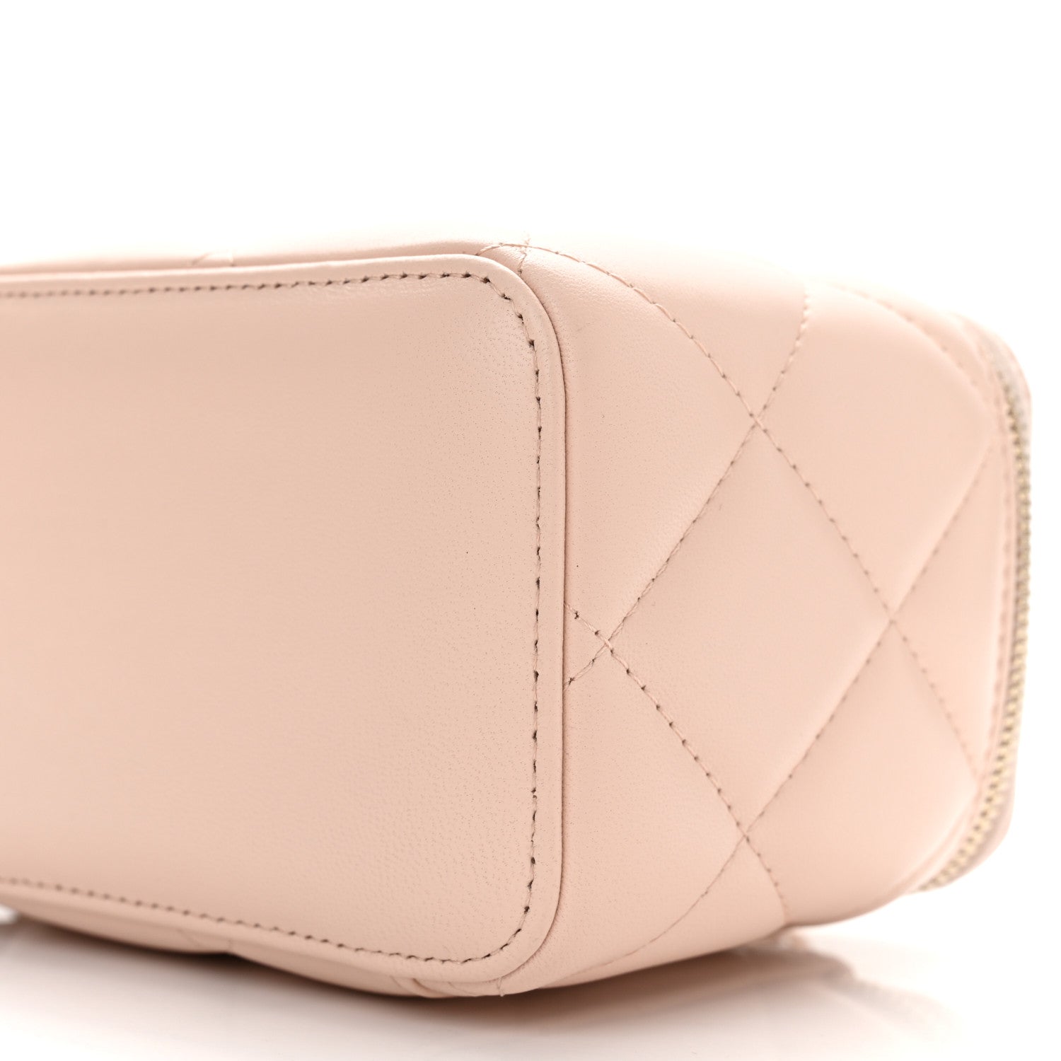 Chanel Lambskin Vanity Case Light Pink 10 of 11