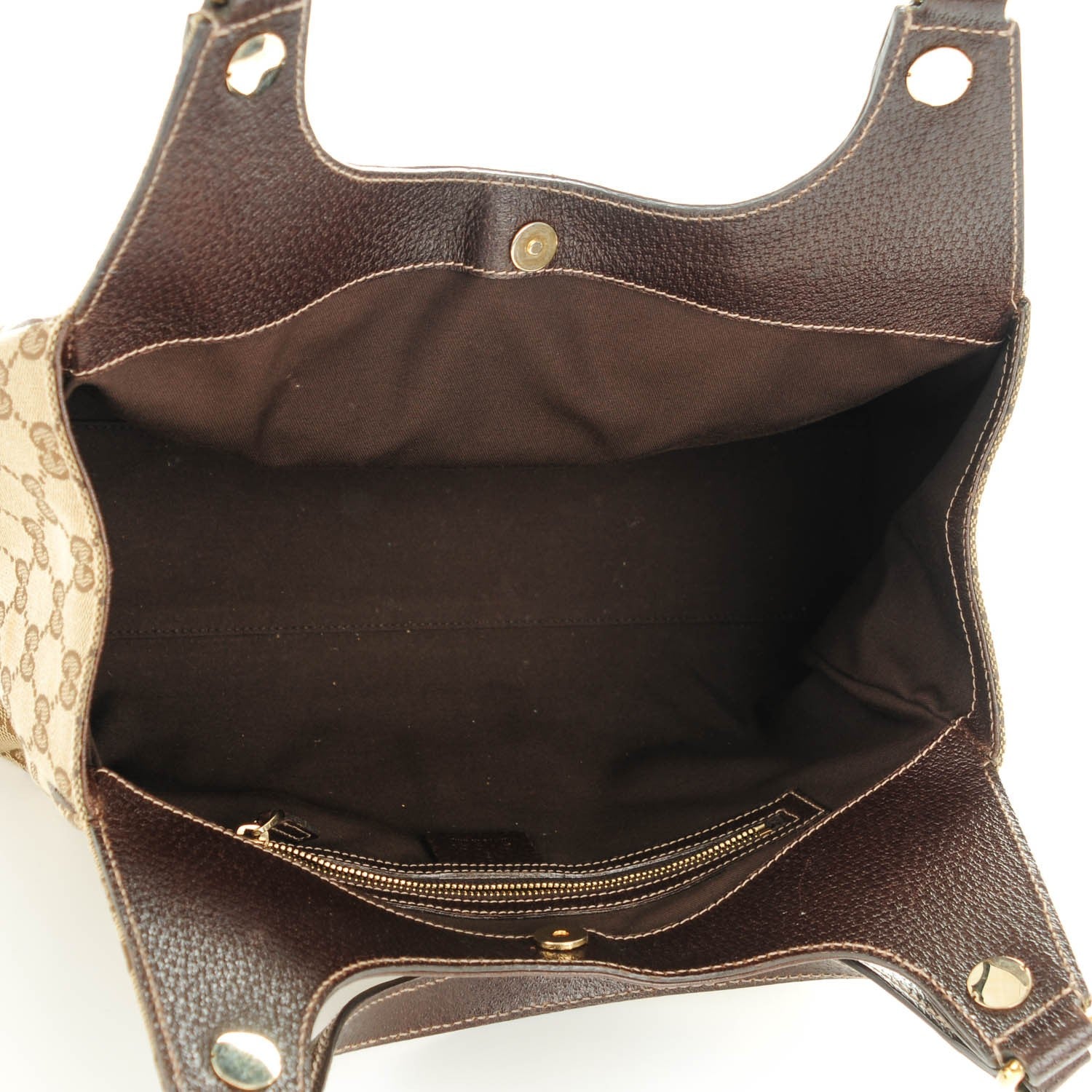 Gucci Monogram Medium Charmy Shoulder Bag Dark Brown 5 of 7