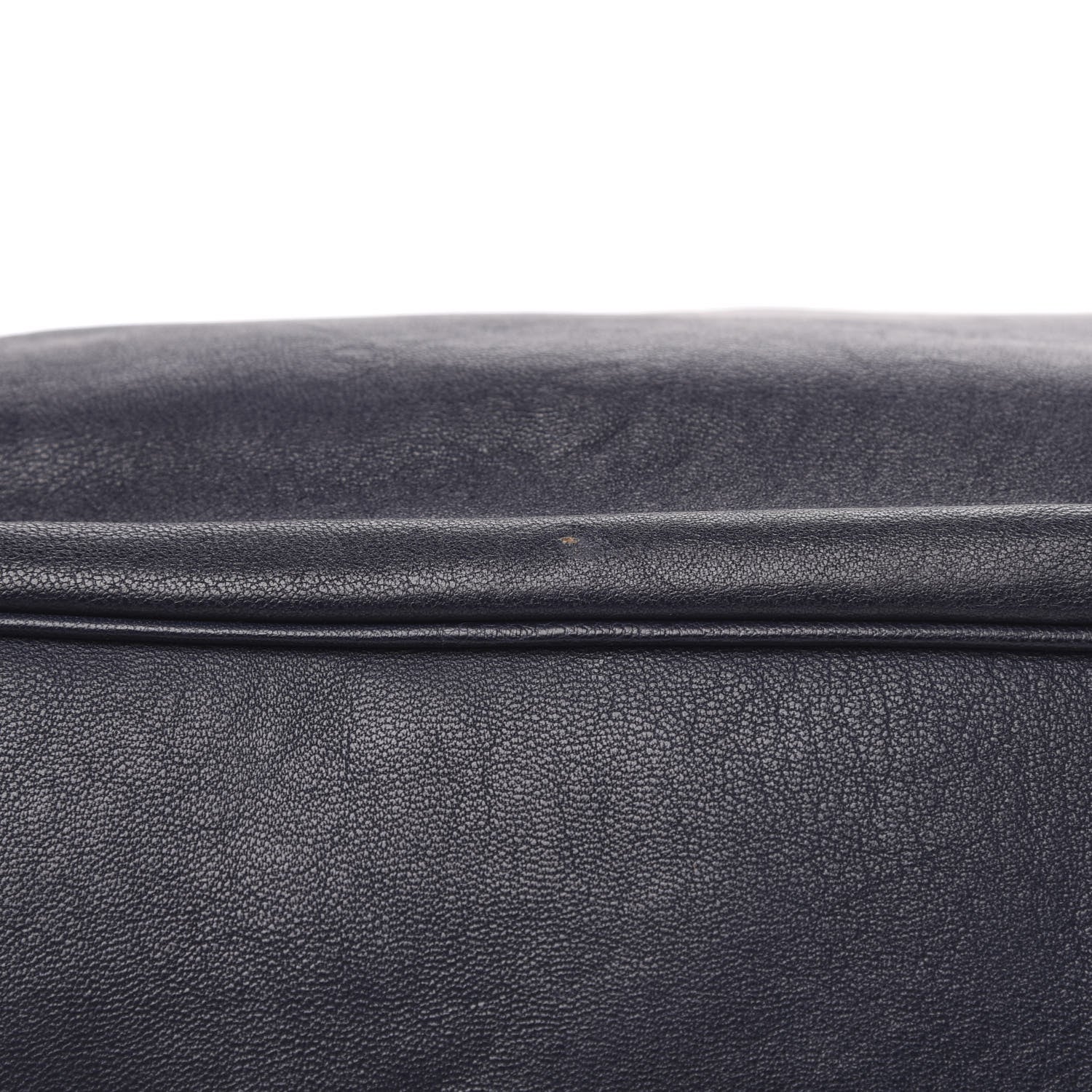 Saint Laurent Goatskin Large Roady Hobo Navy 10 of 13