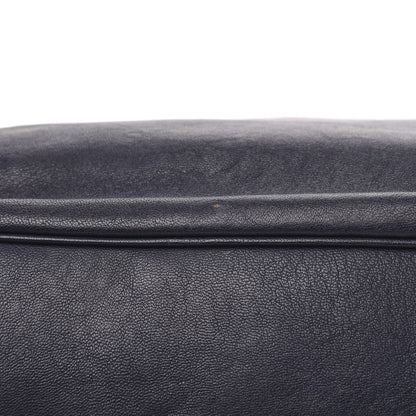 Saint Laurent Goatskin Large Roady Hobo Navy 10 of 13