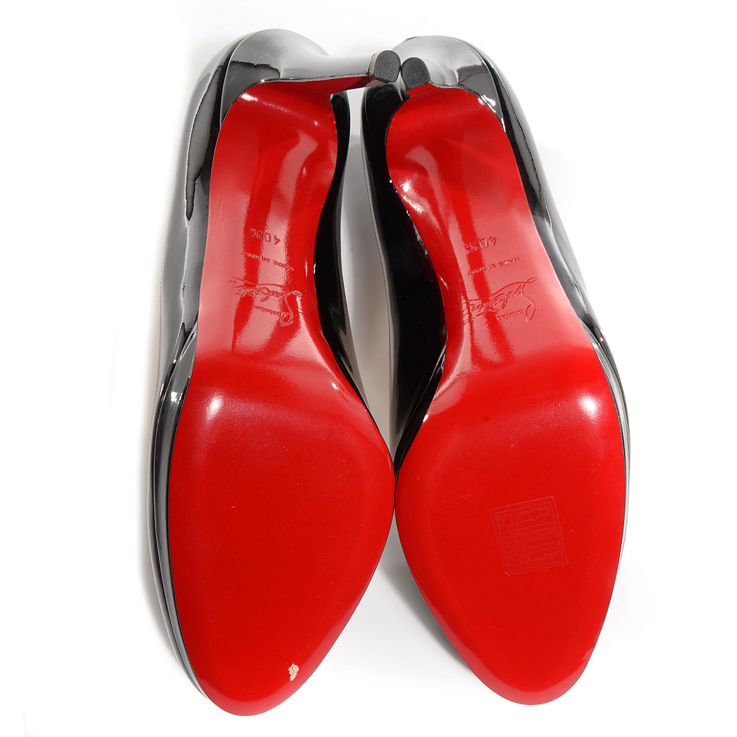 Christian Louboutin Patent New Simple 120 Pumps 40.5 Black 5 of 6