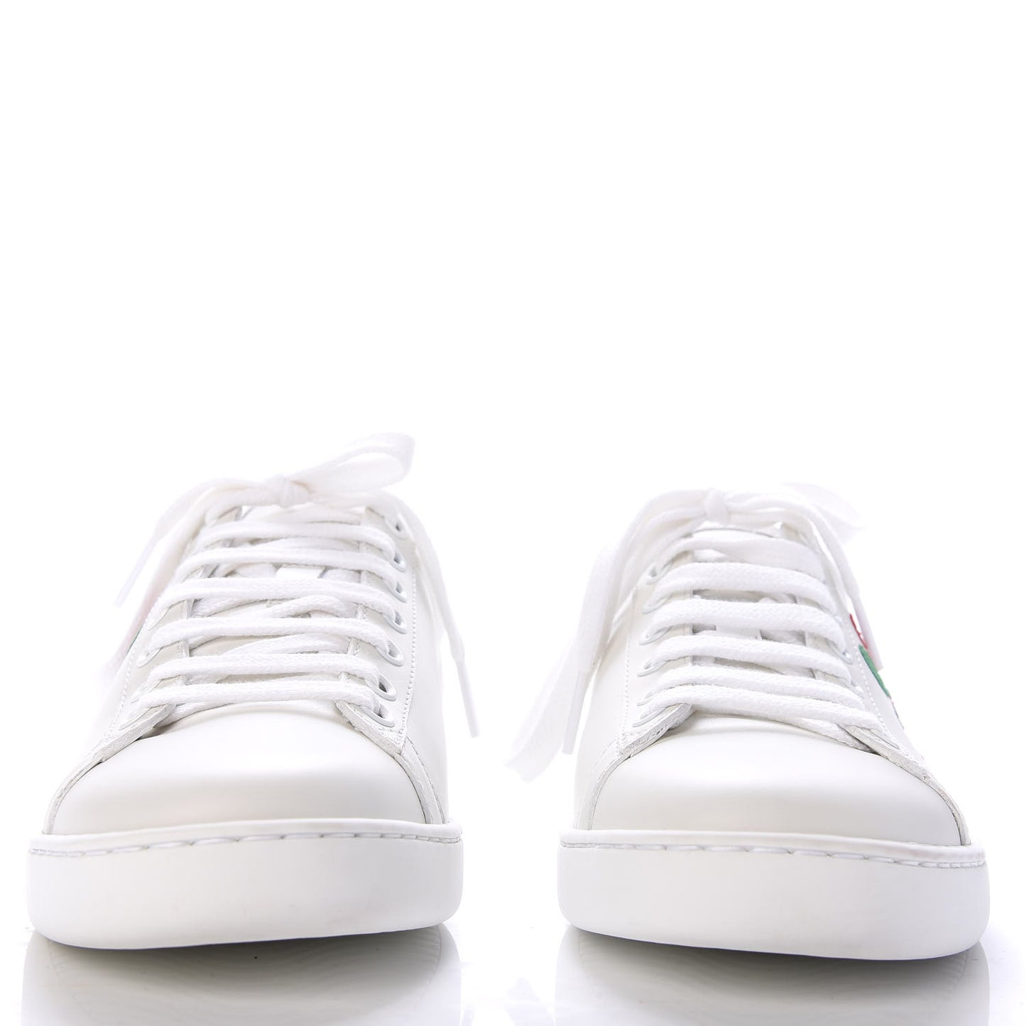 Calfskin Miro Soft Tennis Embroidered Womens Ace Sneakers 37.5 White Rio Blue