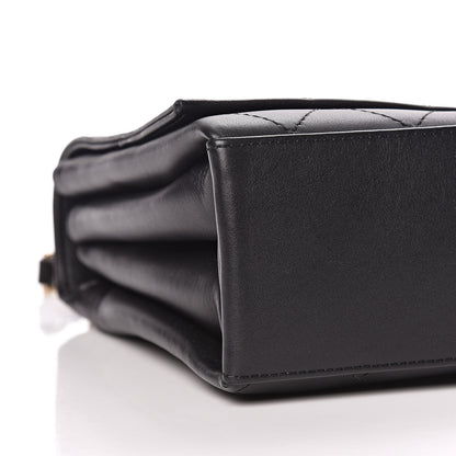 Chanel Calfskin Stitched Large Flap Black 14 of 18