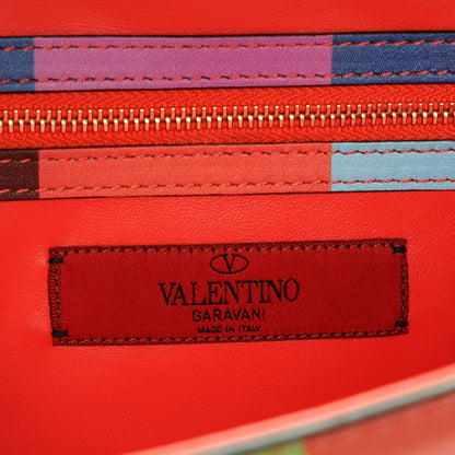 Valentino Garavani Vitello 1973 Medium Glam Lock Rockstud Flap Multicolor 7 of 7