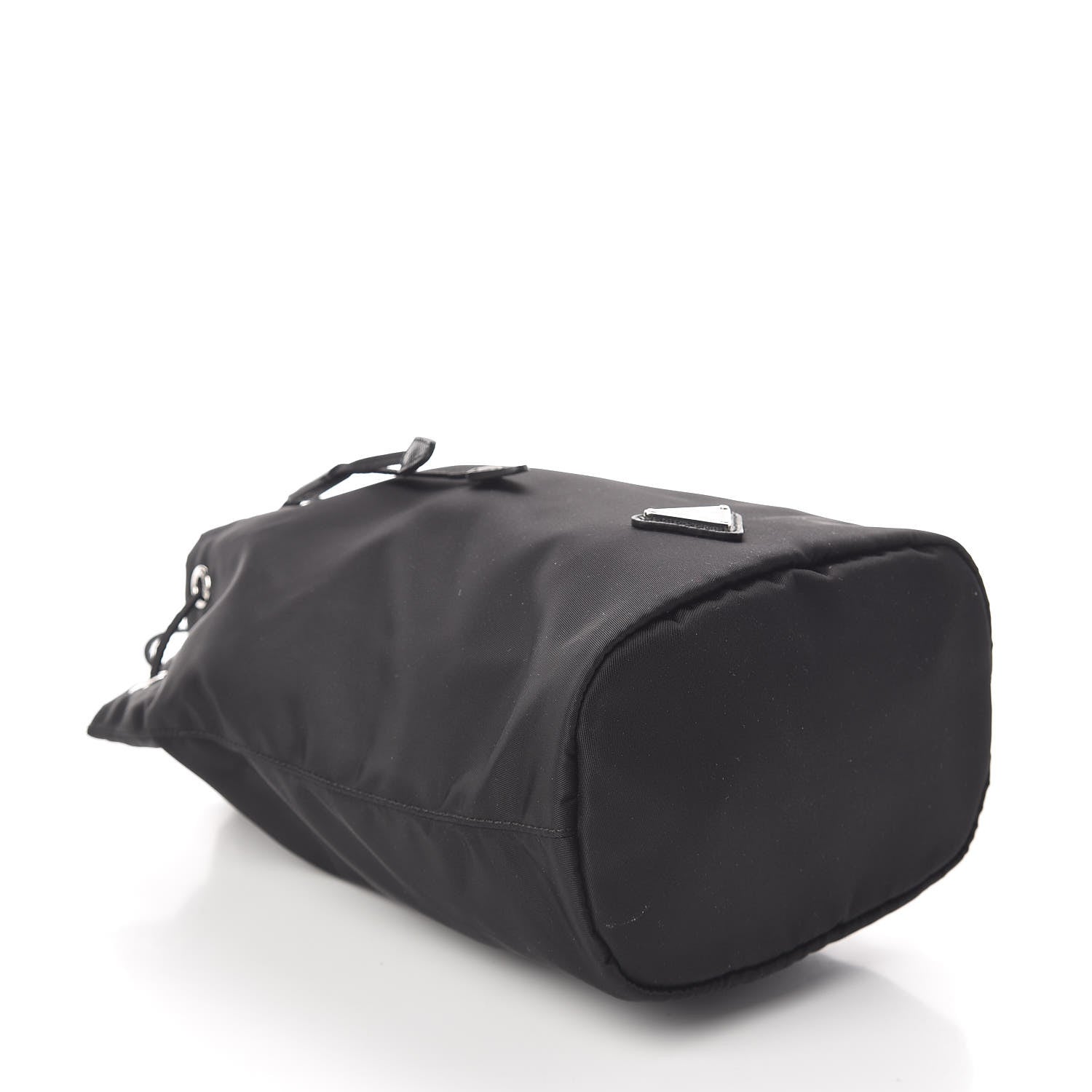 Prada Saffiano Tessuto Nylon Vela Bucket Wristlet Black 4 of 8