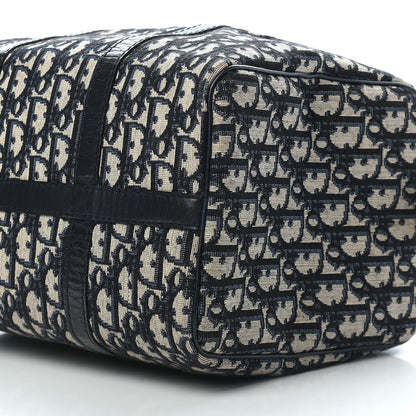 Christian Dior Monogram Boston Navy Blue 8 of 8