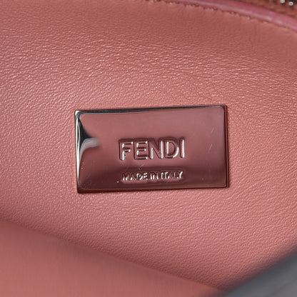 Fendi Vitello Tahiti Burro Medium Peekaboo Iconic Essentially Satchel Foresta Macaron 9 of 10