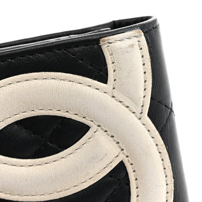 Chanel Calfskin Quilted Cambon Flap Wallet Black 9 of 9