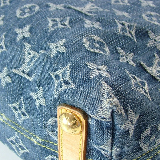 Monogram Denim Baggy PM Blue