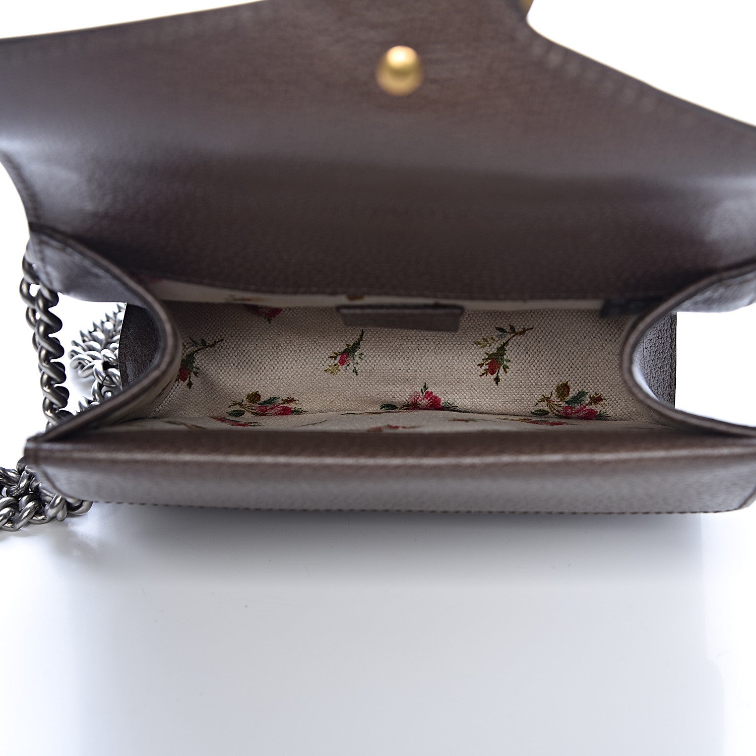 Gucci Textured Calfskin Web Mini Dionysus Shoulder Bag New Acero 5 of 10