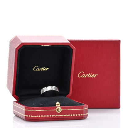 Cartier Platinum 5.5mm LOVE Ring 59 8.75 5 of 5