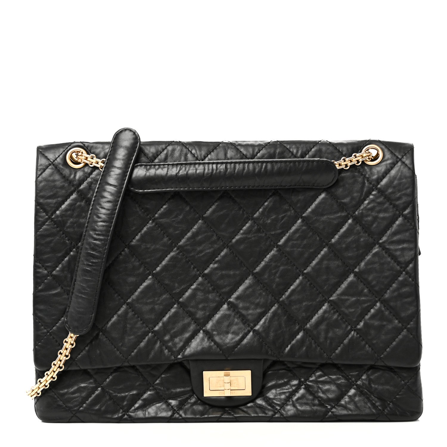 Chanel Aged Calfskin Quilted 2.55 Reissue 228 Flap Black 1 of 10