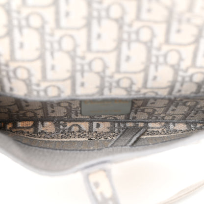 Christian Dior Oblique Slim Saddle Pouch Grey 5 of 14