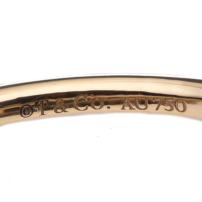 Tiffany 18K Yellow Gold Diamond T Wire Ring 49 5 4 of 5
