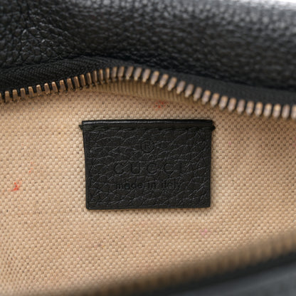 Gucci Grained Calfskin Small Logo Belt Bag Black 6 of 11