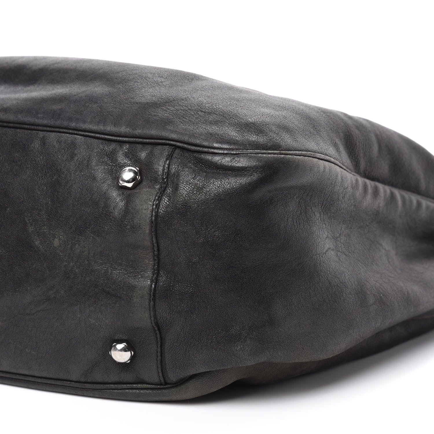 Saint Laurent Sheepskin Large Roady Hobo Black 7 of 11