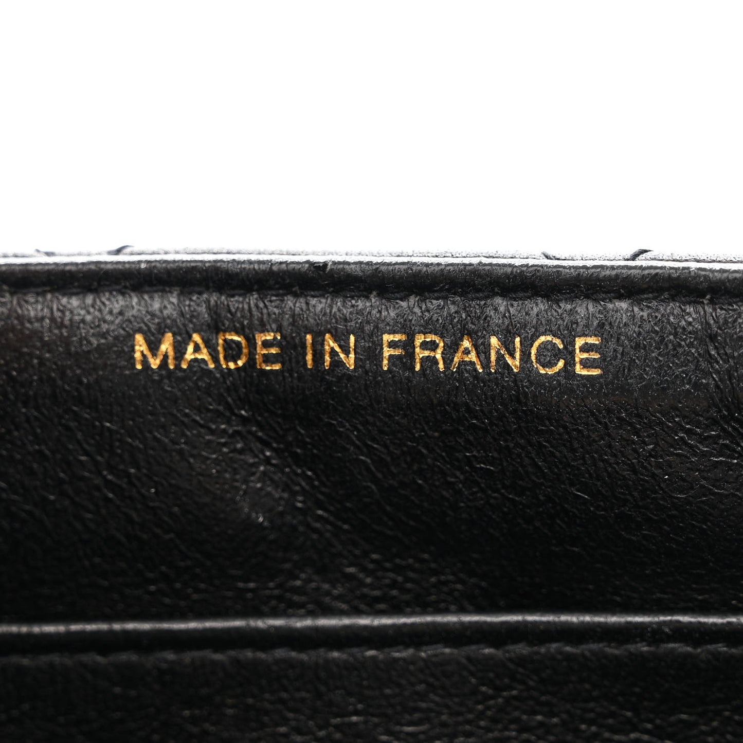 Lambskin Quilted Medium Double Sided Flap Black