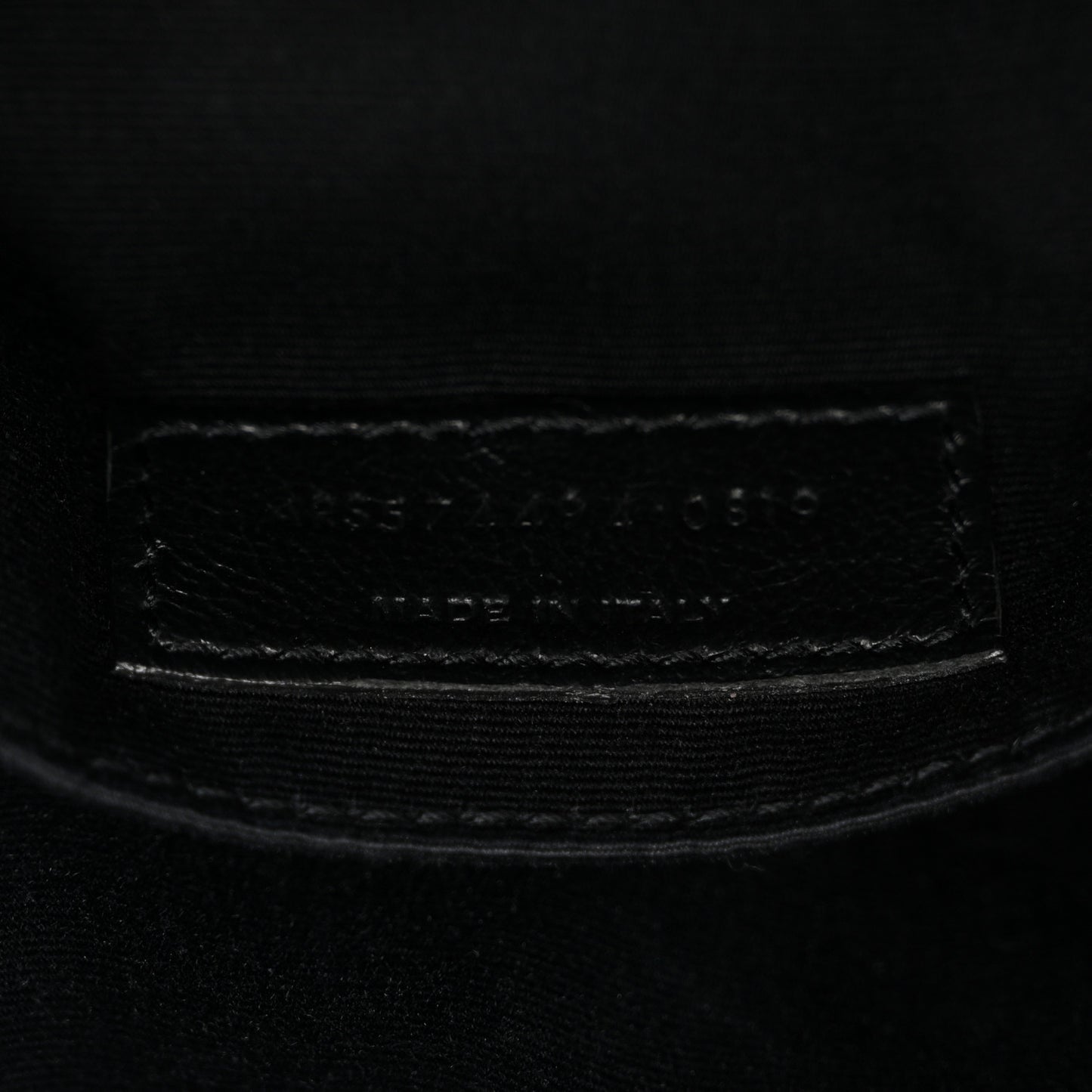 Calfskin Matelasse Monogram Lou Camera Bag Black