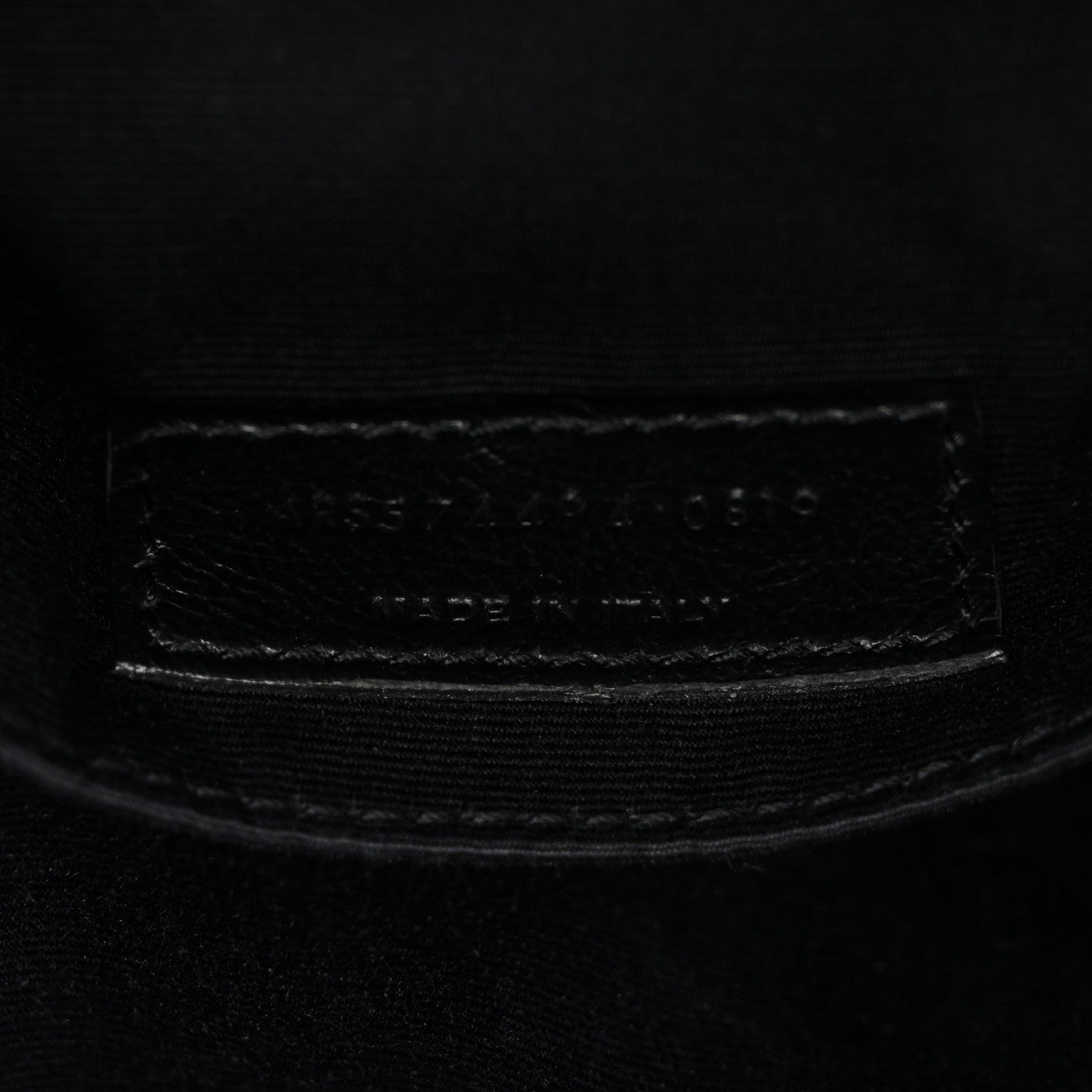 Saint Laurent Calfskin Matelasse Monogram Lou Camera Bag Black 7 of 10