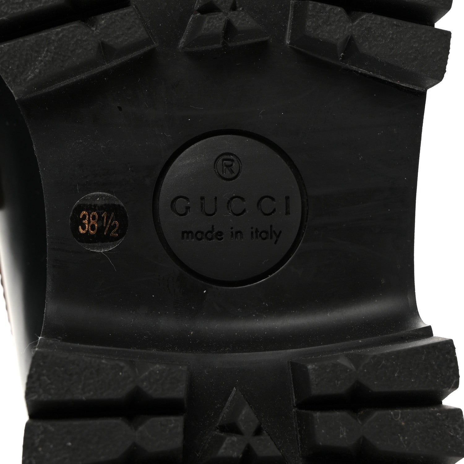 Gucci Cordovan Lux Womens Harald Horsebit 25mm Platform Loafers 38.5 Black 8 of 9