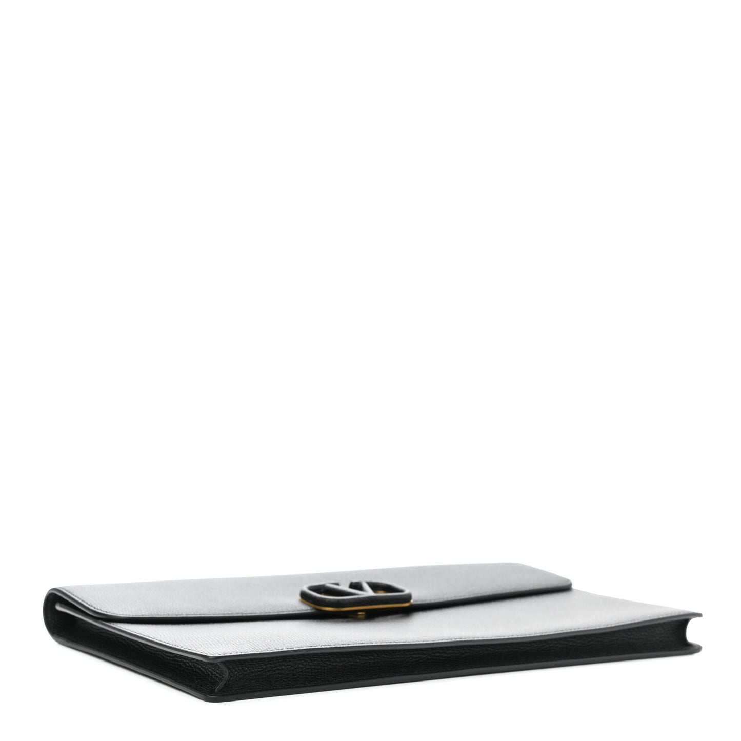 Grained Calfskin VSling Pouch Black