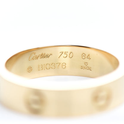 Cartier 18K Yellow Gold 5.5mm LOVE Ring 64 10.75 4 of 4