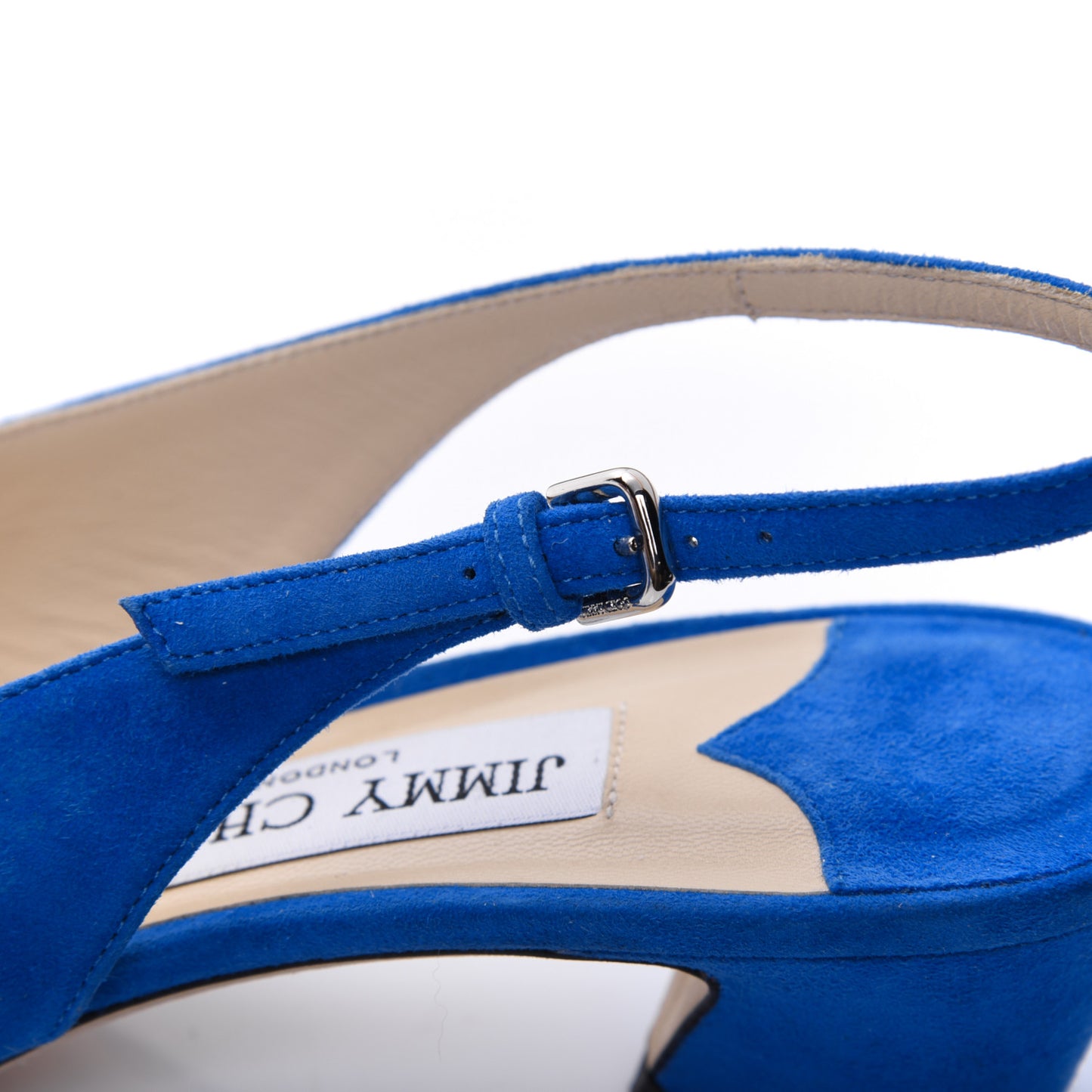 Suede Slingback Gemma Pumps 37 Electric Blue