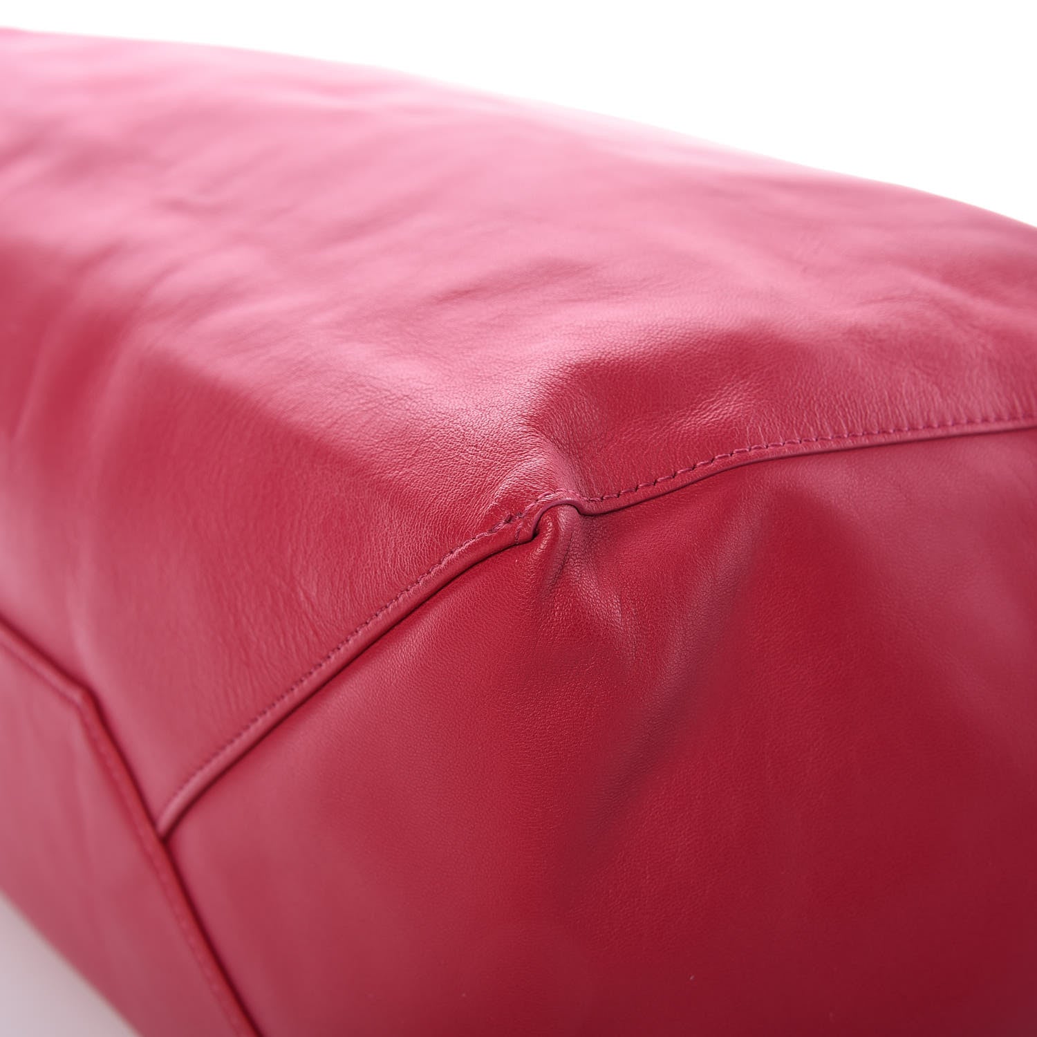 Celine Lambskin Horizontal Cabas Fuchsia 12 of 13