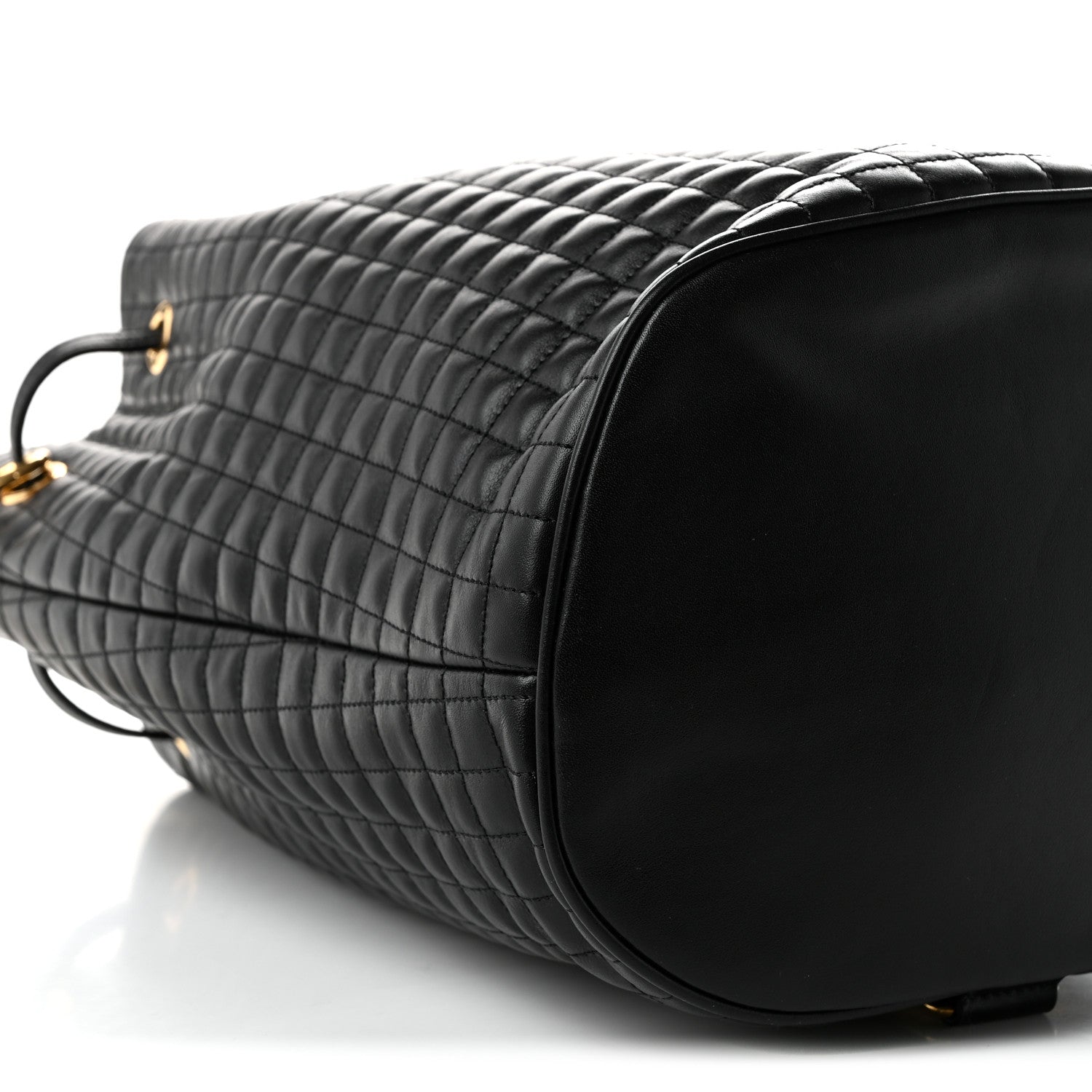 Celine Calfskin Quilted Small C Backpack Black Black 9 of 10