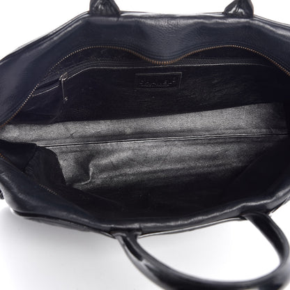 Chanel Caviar Patent Large Bowler Black 5 of 16