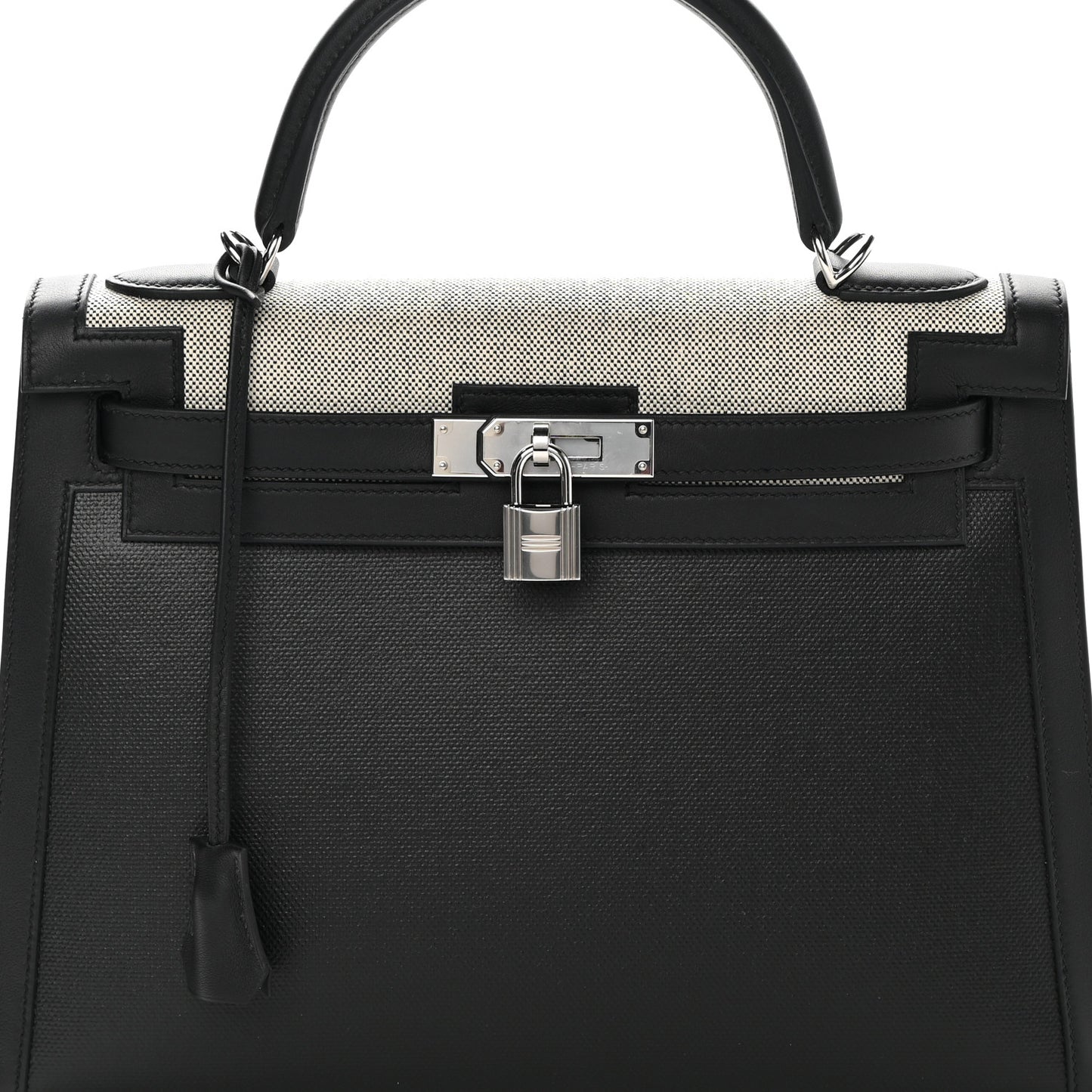 Berline Toile Swift Kelly Sellier 32 Black Ecru