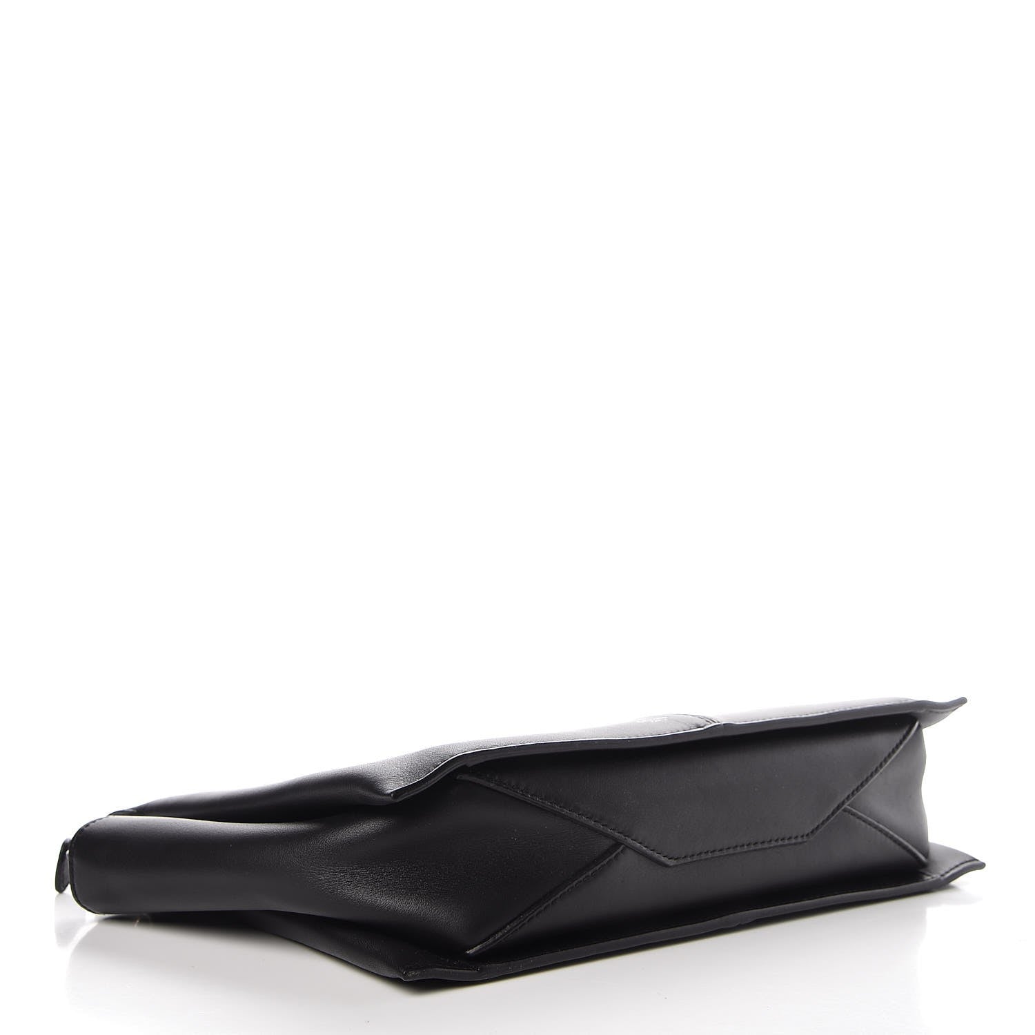 Celine Supple Natural Calfskin Tri-Fold Clutch Black 4 of 10