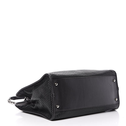 Chanel Calfskin Perforated Up In The Air Tote Black 4 of 13
