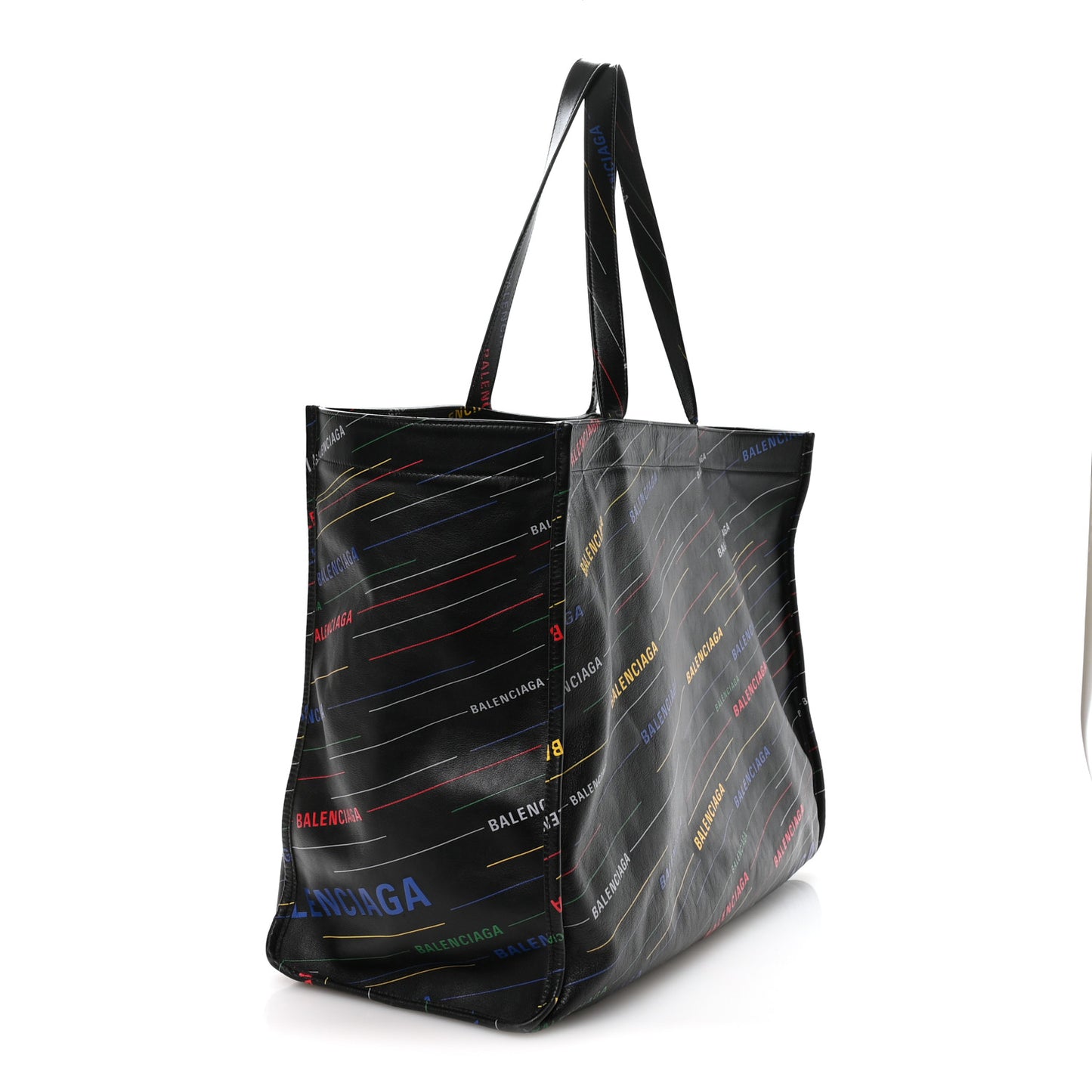 Agneau Logo Print Market XL Shopper Black Black