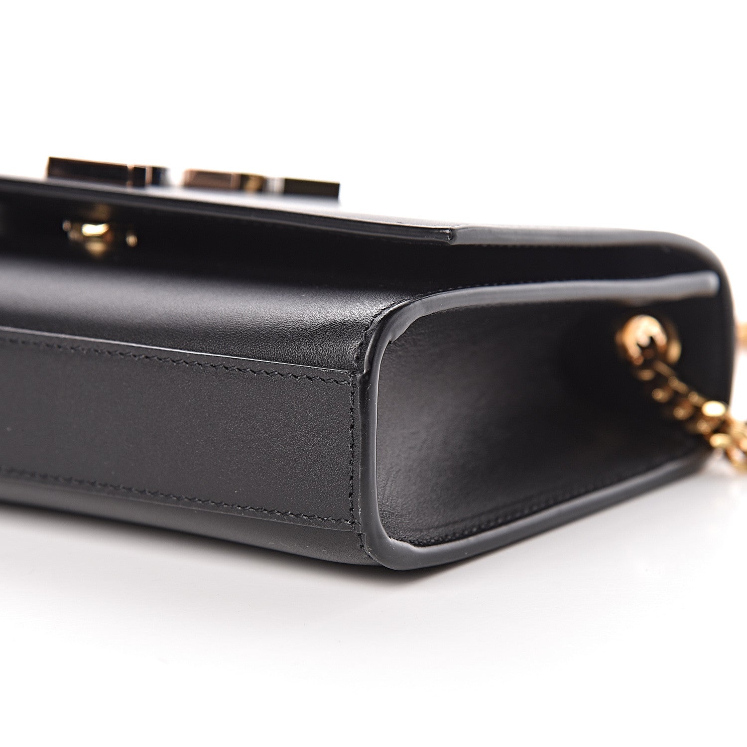Saint Laurent Calfskin Small Monogram Kate Satchel Black 9 of 9