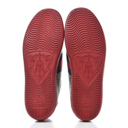 Gucci GG Supreme Monogram Web Womens Ace Sneakers 36 Red 5 of 11