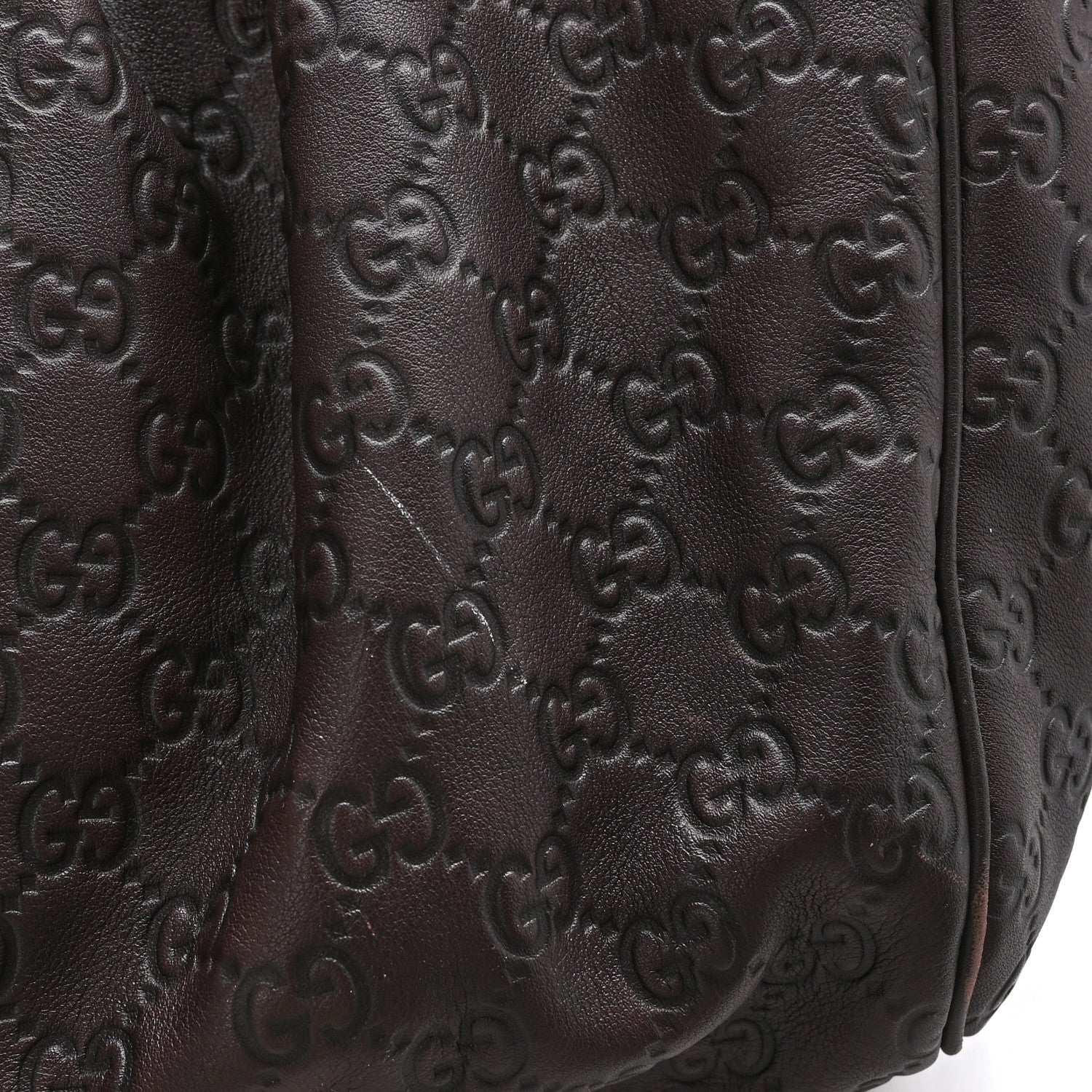 Gucci Guccissima Signature Large Sukey Tote Chocolate 14 of 14