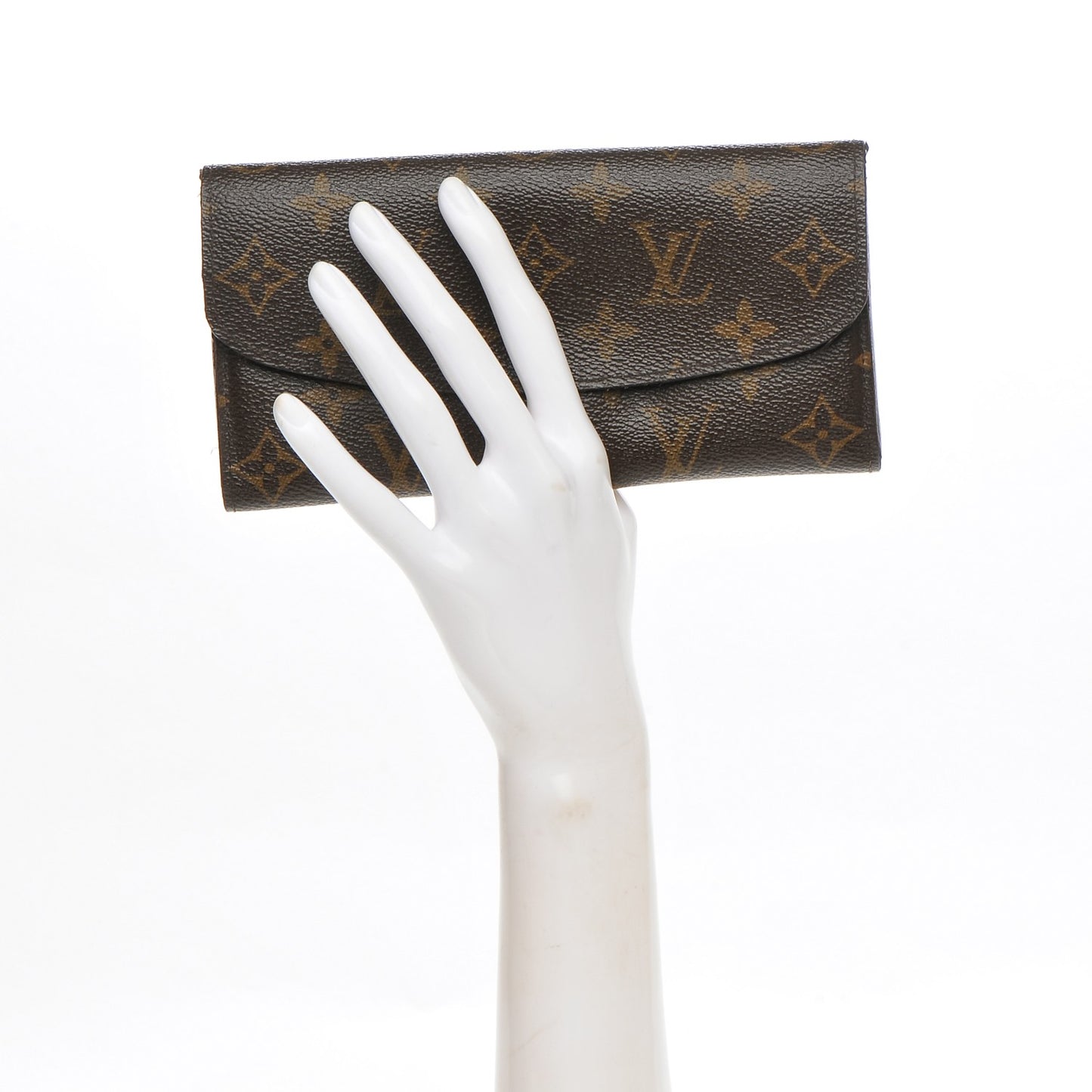 Monogram Emilie Wallet Red