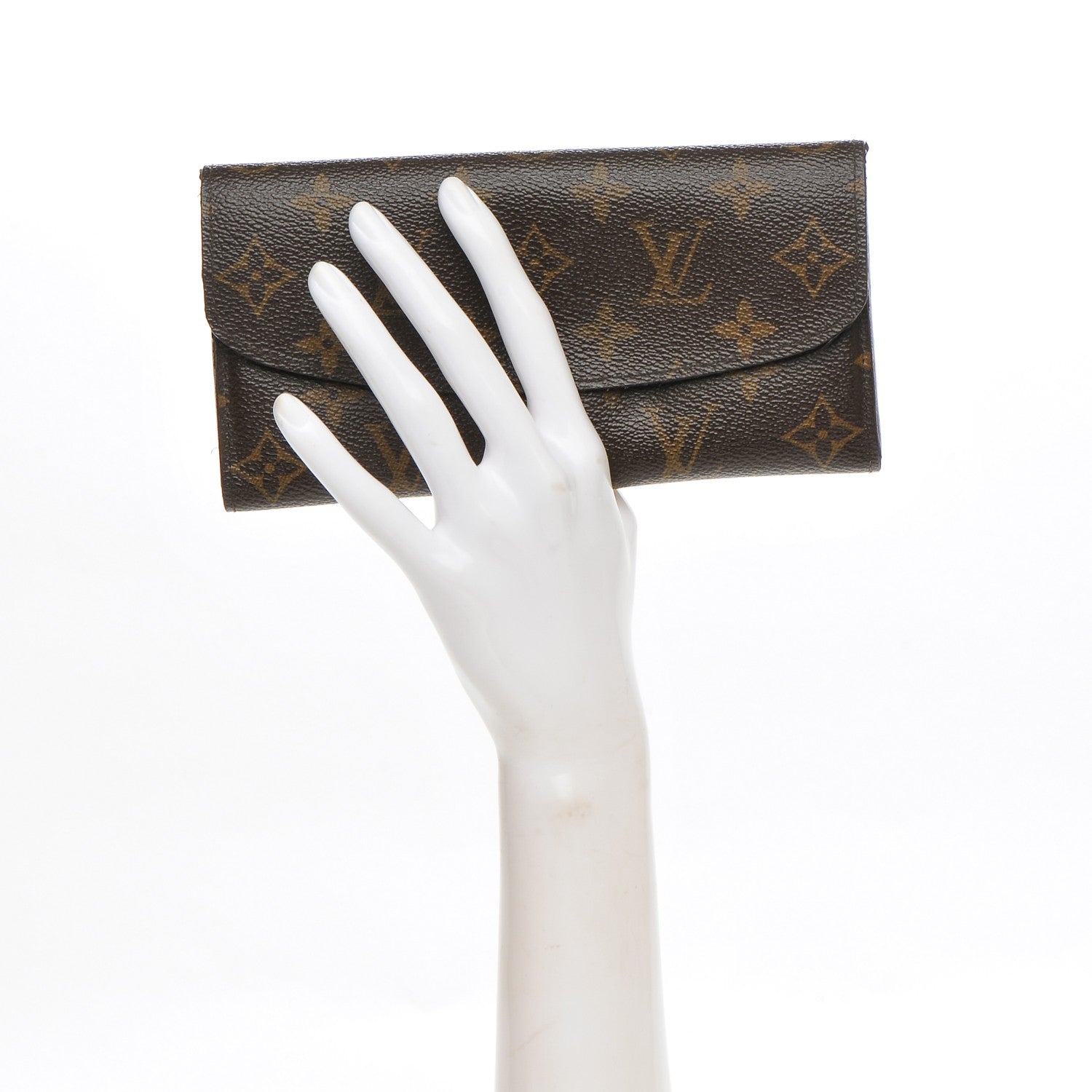 Louis Vuitton Monogram Emilie Wallet Red 5 of 12